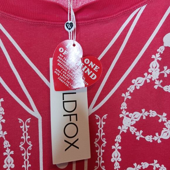 Wildfox Cropped Tuxedo/Matador Monte Sweatshirt NWT - Picture 6 of 11